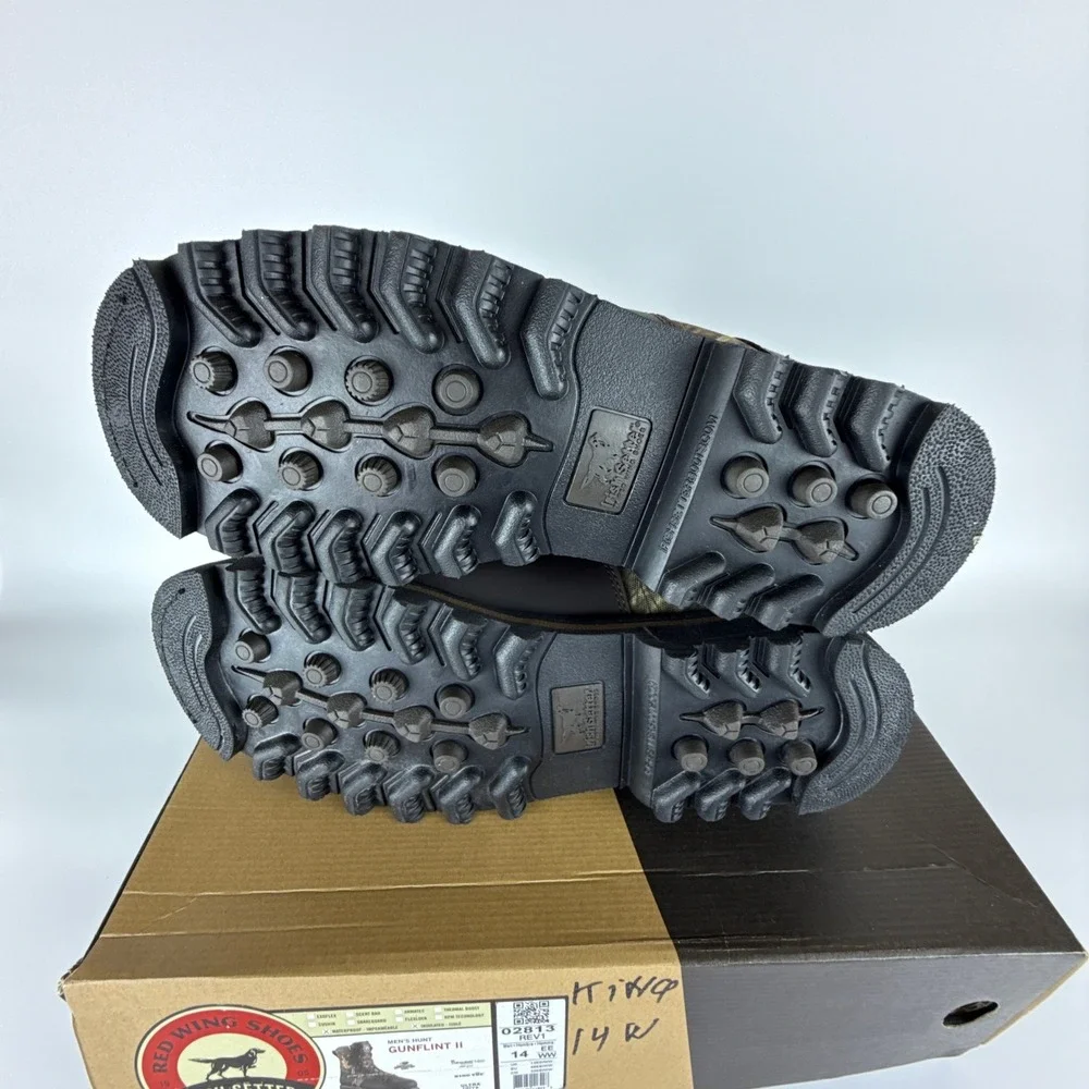 Irish Setter Gunflint II 2813 Mens Hunting Boots 1000g‎ Insulated 14 EE Camo